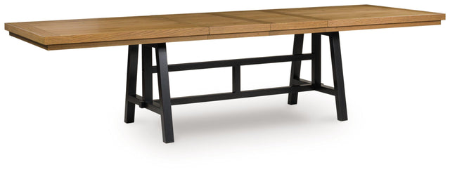 Ashley Galliden RECT Dining Room EXT Table - Black/Brown