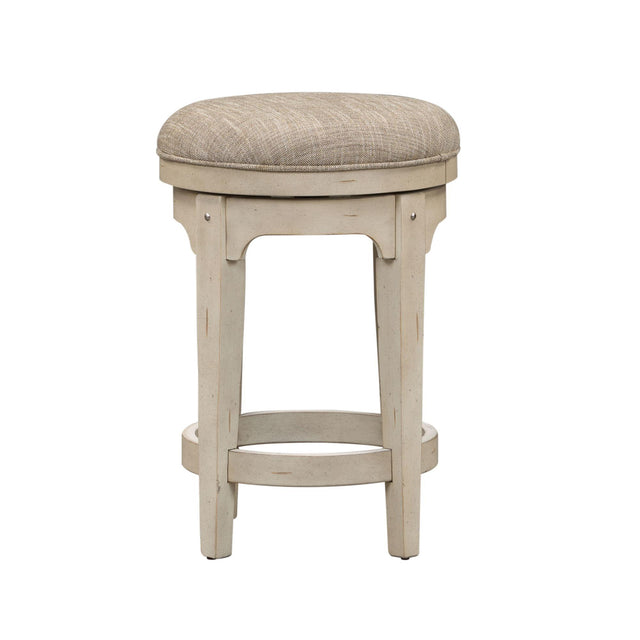 Liberty Furniture Morgan Creek - Console Swivel Stool - White