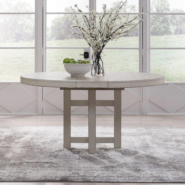 Liberty Furniture Backroads - Pedestal Table - White