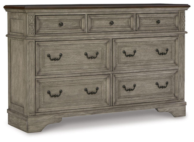 Ashley Lodenbay Dresser - Antique Gray/Brown