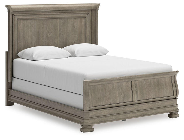 Ashley Lexorne - Gray - Queen Sleigh Bed