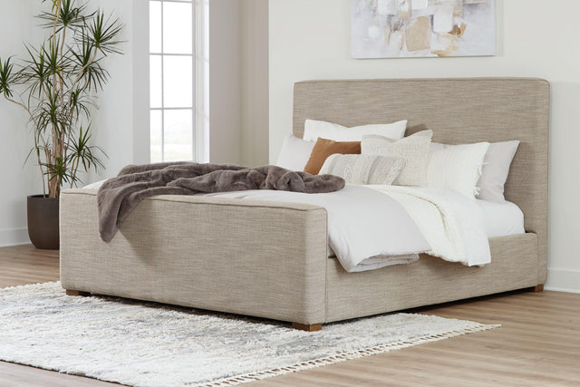 Ashley Dakmore - Brown - King Upholstered Bed