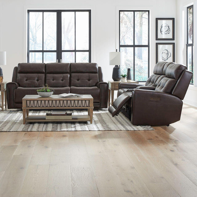 Liberty Furniture Carrington - Sofa & Loveseat - Dark Brown