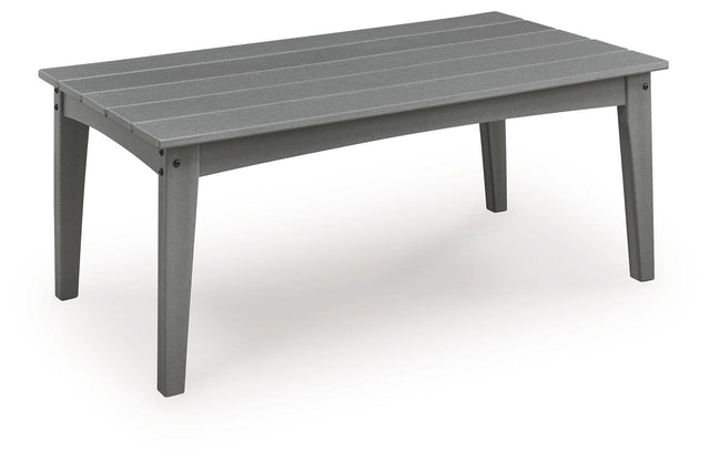 Ashley Cove Beach Rectangular Cocktail Table - Gray