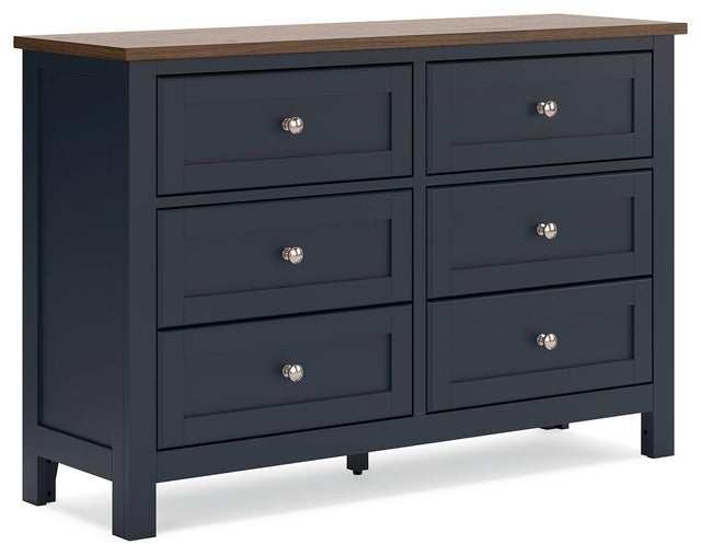 Ashley Landocken Dresser - Brown/Blue