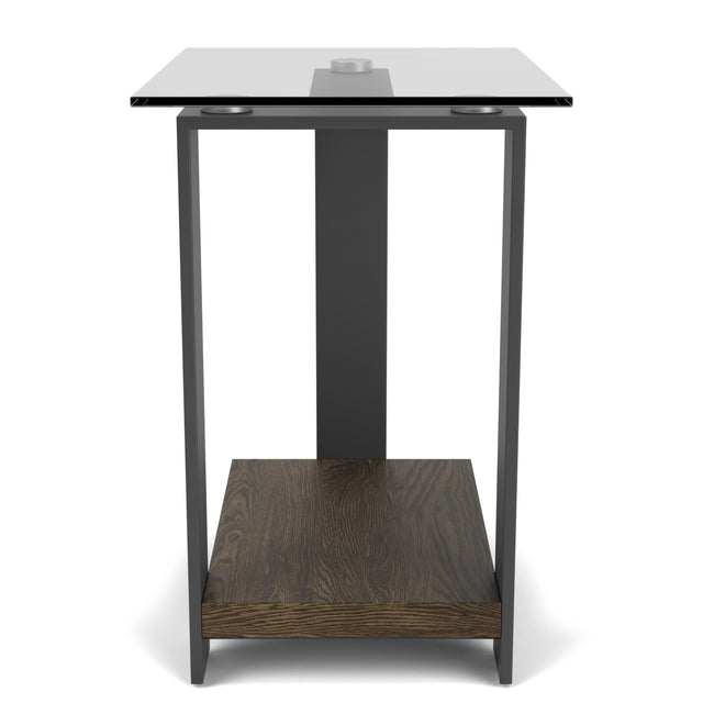 Riverside Furniture Cortland - Chairside Table - Dark Brown