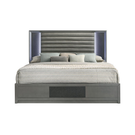 New Classic Furniture Nocturne - 6/6 Eastern King Bed - Slate