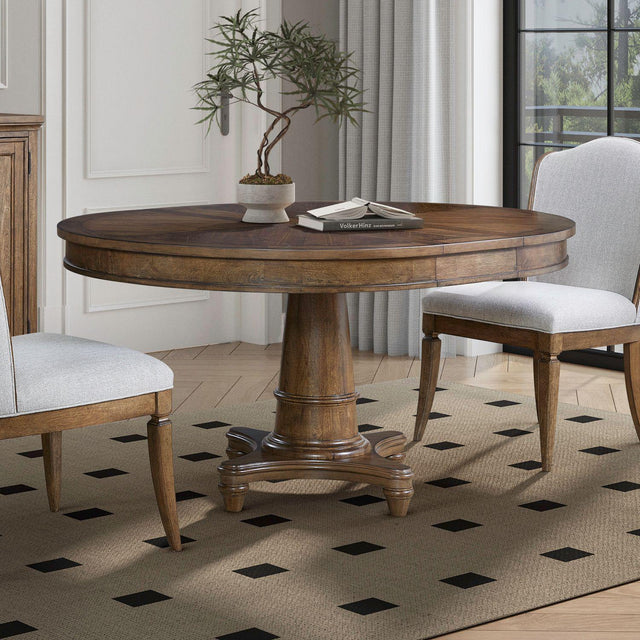 Liberty Furniture Harrison Heights - Pedestal Table Set - Sienna