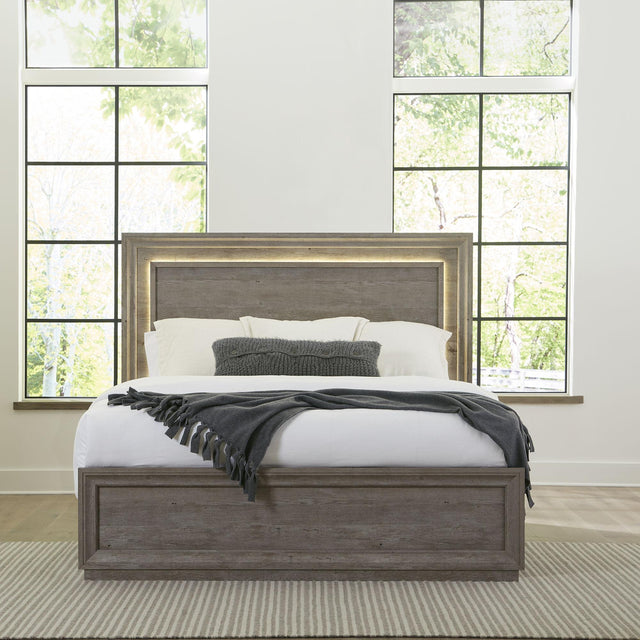 Liberty Furniture Horizons - King Panel Bed - Gray