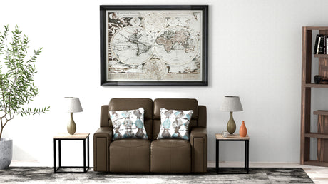 Catnapper Arezzo - Power Headrest Power Reclining Loveseat With Zero Gravity/Extended Ottoman - Chocolate