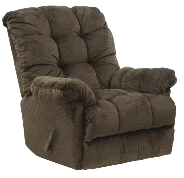 Catnapper Nettles - Chaise Rocker Reclining With Deluxe Heat/Massage - Umber - 42"