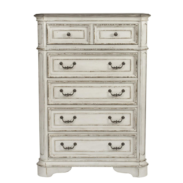 Liberty Furniture Magnolia Manor - 5 Drawer Chest - White