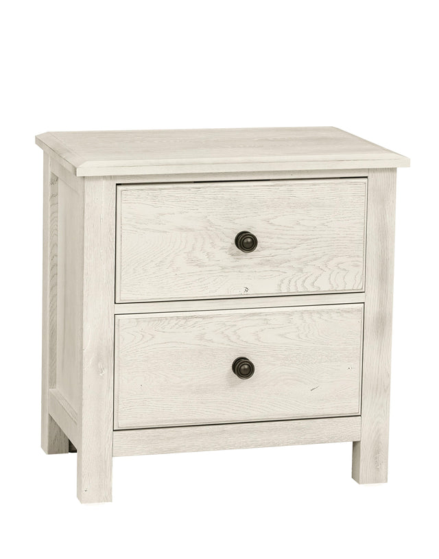 Vaughan-Bassett Custom Express - Night Stand 2 Drawers - White