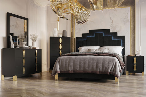New Classic Furniture Empire - 6/6 Eastern King Bed - Black
