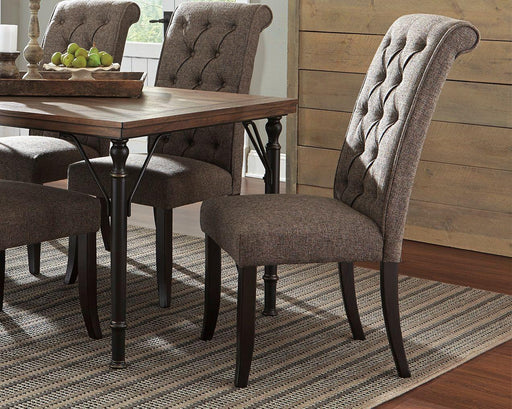 Ashley Tripton Dining UPH Side Chair (2/CN) - Graphite