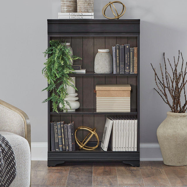 Liberty Furniture Meritage - 48" Bookcase (RTA) - Black