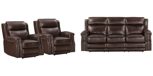 Parker House Hensley - Power Reclining Sofa And 2 Recliners - Smooth Espresso
