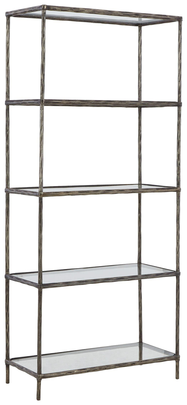 Ashley Ryandale Bookcase - Antique Pewter Finish