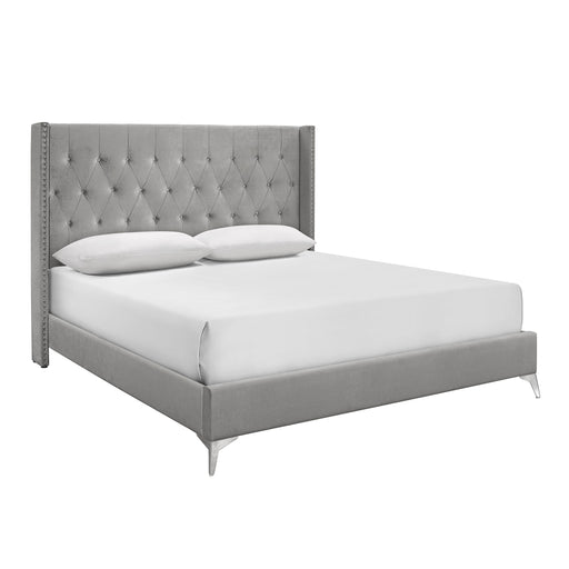 New Classic Furniture Huxley - 4/6 Full Bed - Gray