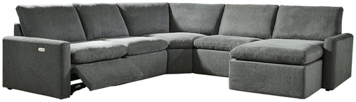Ashley Hartsdale - Granite - Right Arm Facing Corner Chaise 5 Pc Power Sectional