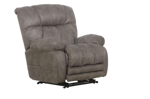 Catnapper Dawkins - Power Lay Flat Reclining With Oversize Xtra Comfort Ottoman - Charcoal