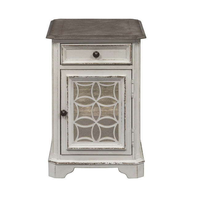 Liberty Furniture Magnolia Manor - Chair Side Table - White