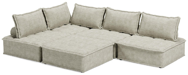 Ashley Bales - Taupe - 5-Piece Modular Seating