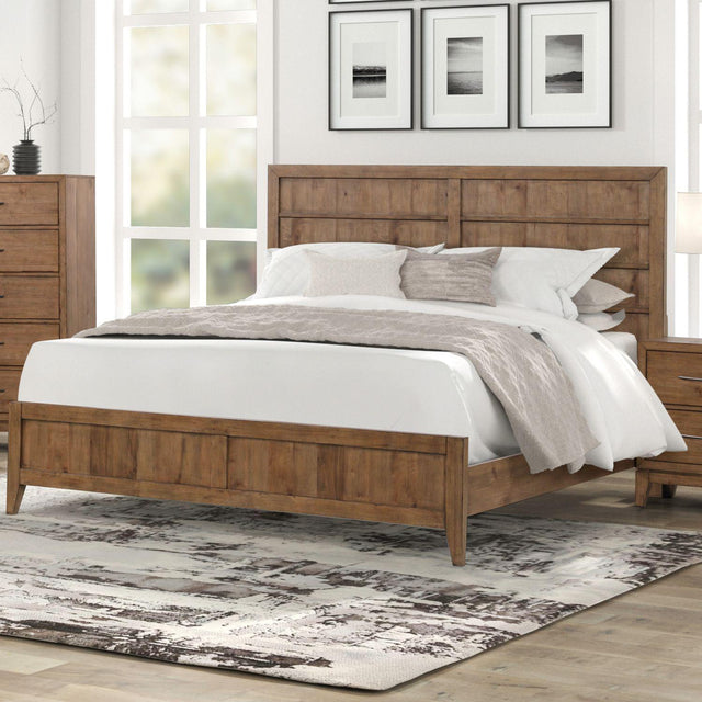Liberty Furniture Shaker Lakes - King Panel Bed - Brown
