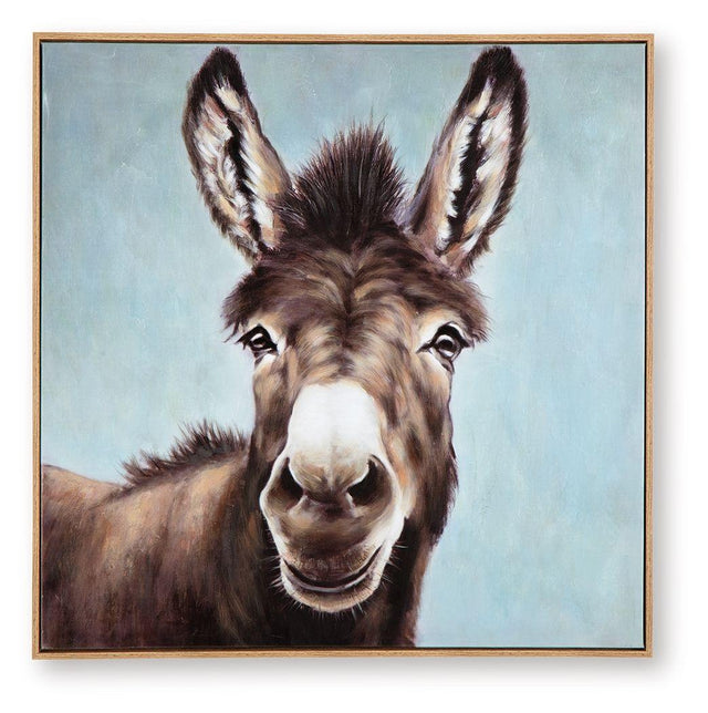 Ashley Landerton Wall Art - Brown/Blue/White