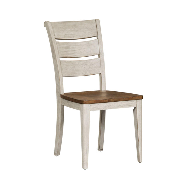 Liberty Furniture Farmhouse Reimagined - Ladder Back Side Chair - White