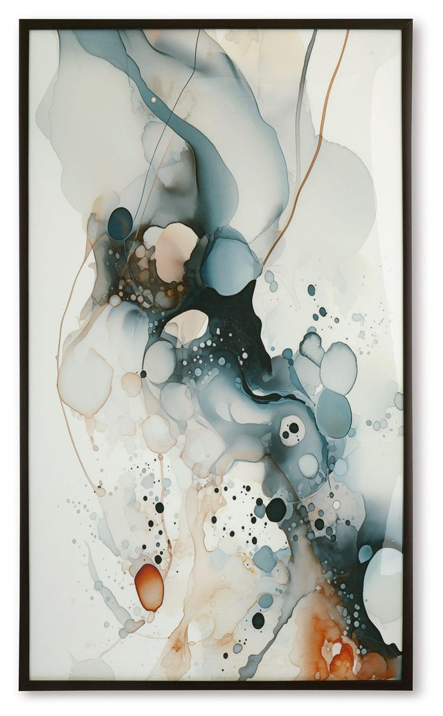 Ashley Foxenburg Wall Art - Blue/Amber/White