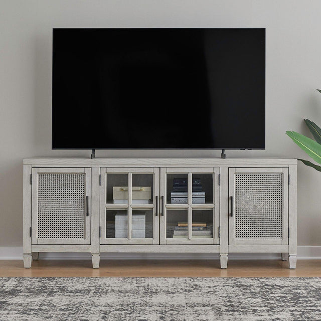 Liberty Furniture Caruso Heights - 82" TV Console - White