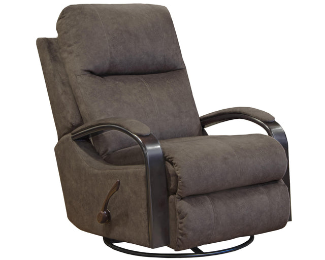 Catnapper Niles - Swivel Glider Recliner - Chocolate