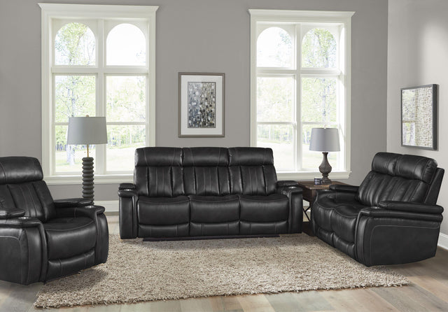 Parker House Royce - Power Reclining Sofa Loveseat And Recliner - Midnight