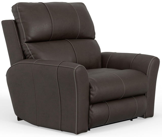 Catnapper Fredda - Italian Leather Match Power Zero Gravity Recliner with Power Adjustable Headrest - Coffee