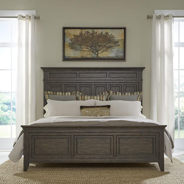 Liberty Furniture Paradise Valley - California King Panel Bed - Saddle Brown