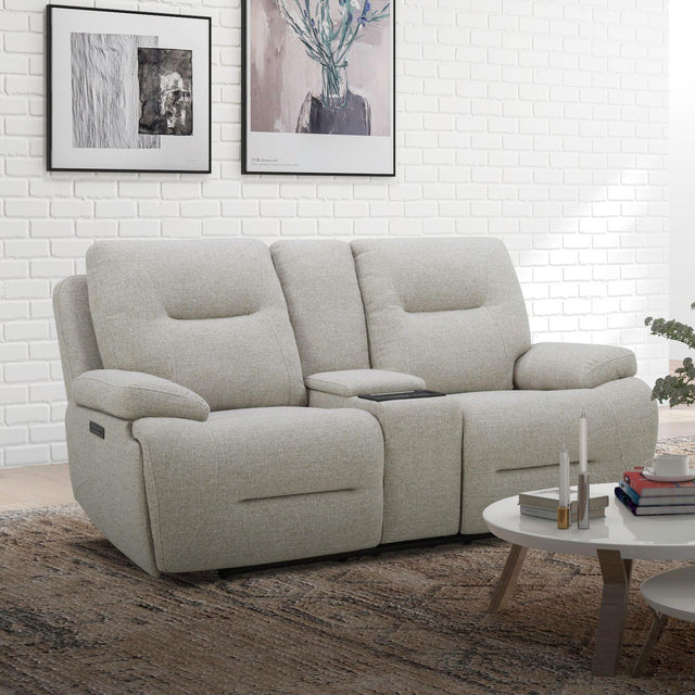 Liberty Furniture Cameron - Loveseat With Console P3 & ZG - White