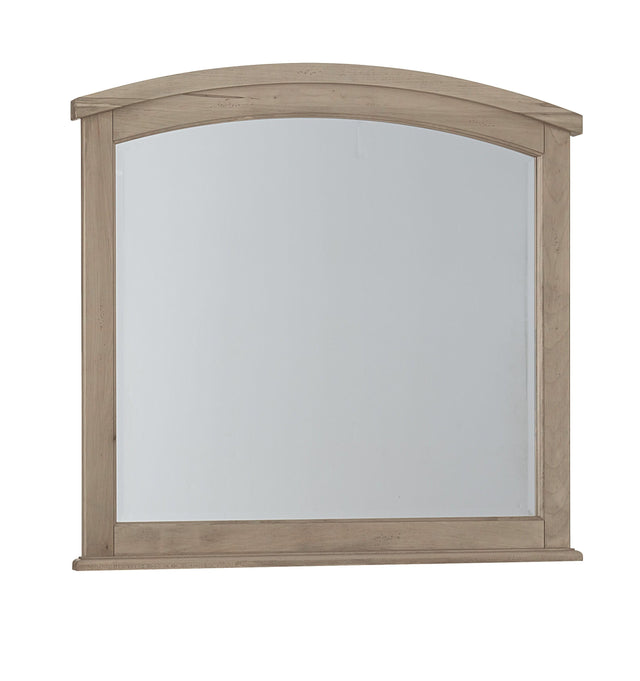 Vaughan-Bassett Woodbridge - Arched Mirror With Beveled Glass - Clear Maple