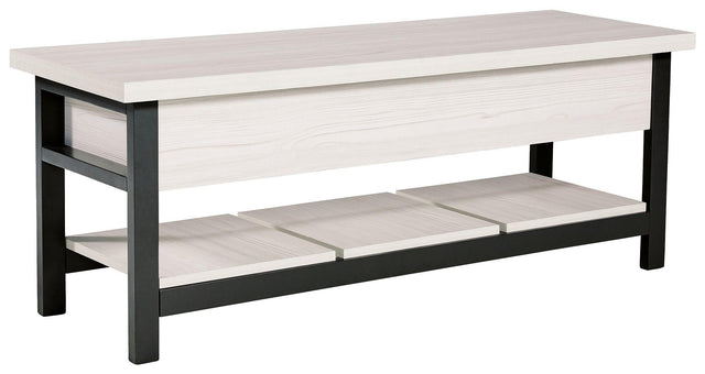 Ashley Rhyson Storage Bench - White