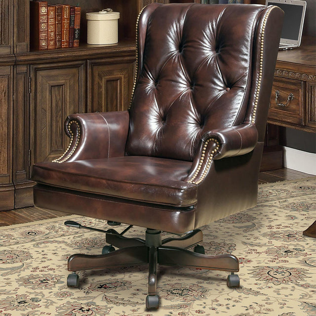 Parker House Dc#112-Ha - Desk Chair - Havana w/ Brown Base