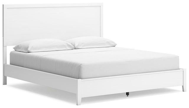 Ashley Binterglen - White - California King Panel Bed