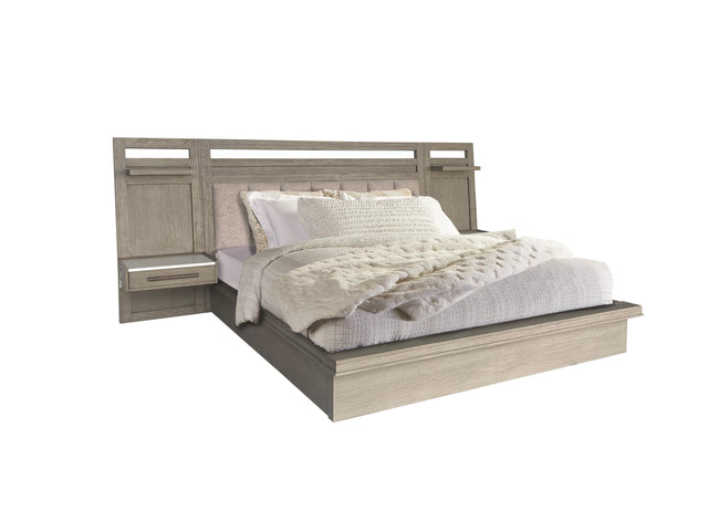 Parker House Pure Modern Bedroom - King Platform Wall Bed - Moonstone