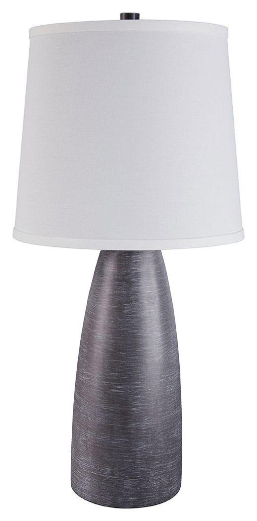Ashley Shavontae Poly Table Lamp (2/CN) - Gray