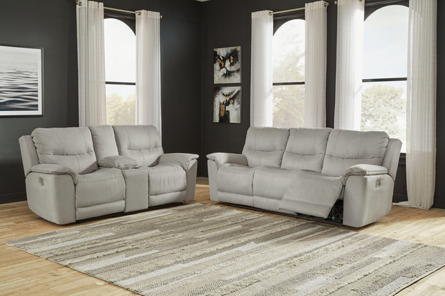 Ashley Next-gen Gaucho - Fossil - 2 Pc. - Power Reclining Sofa, Loveseat