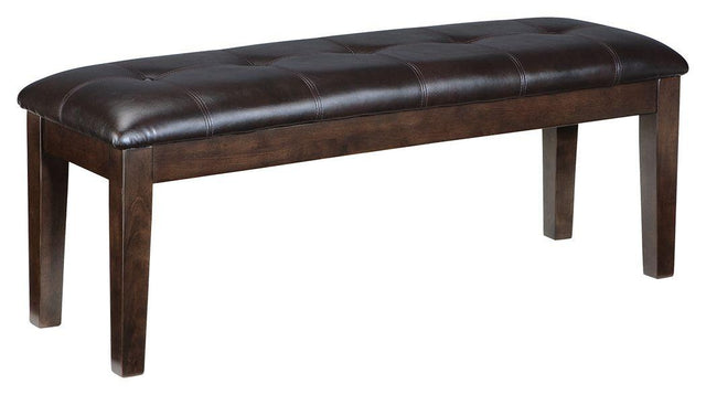 Ashley Haddigan Large UPH Dining Room Bench - Dark Brown