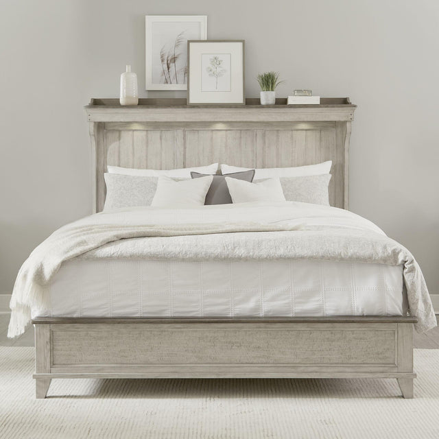 Liberty Furniture Ivy Hollow - Queen Mantle Bed - White