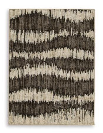 Ashley Keradon Large Rug - Cream/Brown