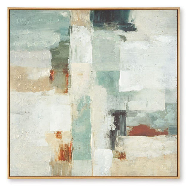 Ashley Ikemans Wall Art - Green/Tan/Rust