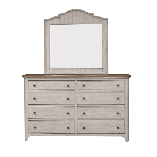 Liberty Furniture Farmhouse Reimagined - Dresser & Mirror - White