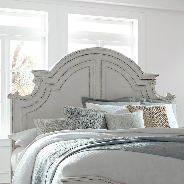 Liberty Furniture Magnolia Manor - King Panel Headboard - White